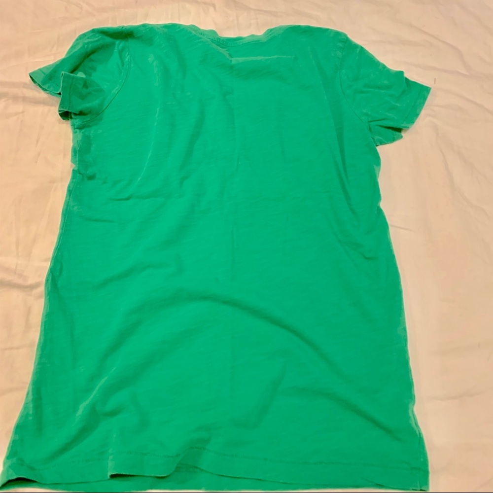 j Crew Vintage Cotton Green T-Shirt XS - Picture 5 of 5